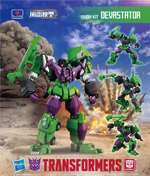 11 Devastator Model Kit | Transformers Furai Model | Flame Toys
