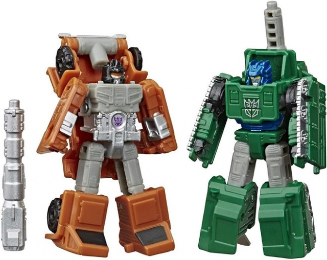 WFC-E4 Military Patrol 2-Pack Bombshock and Decepticon Growl Micromaster Scale | Transformers Generations War for Cybertron Earthrise Chapter