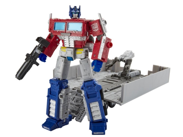 WFC-E11 Optimus Prime with Trailer Leader Class | Transformers Generations War for Cybertron Earthrise Chapter