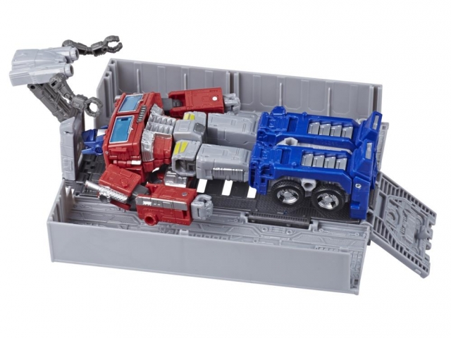 WFC-E11 Optimus Prime with Trailer Leader Class | Transformers Generations War for Cybertron Earthrise Chapter
