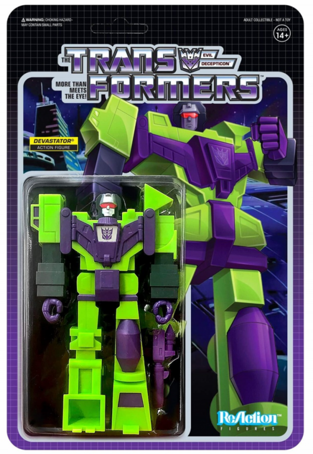 Devastator Figure | Transformers ReAction G1 Generation One