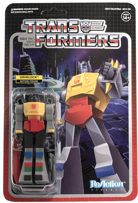 Grimlock Figure | Transformers ReAction G1 Generation One