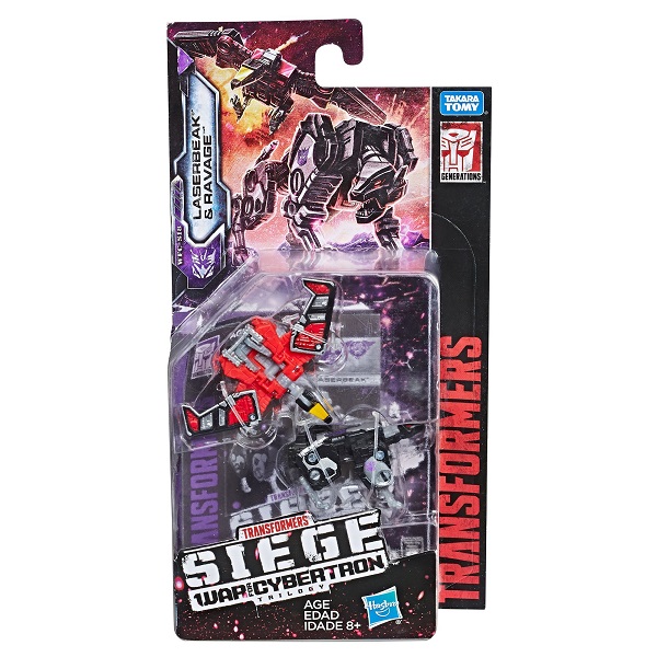 WFC-S18 Soundwave Spy Patrol 2 Pack Laserbeak and Ravage Micromaster Scale | Transformers Generations War for Cybertron Siege Chapter