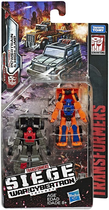 WFC-S33 Autobot Off-Road Patrol 2-Pack Autobot Powertrain and Highjump Micromaster Scale | Transformers Generations War for Cybertron Siege Chapter