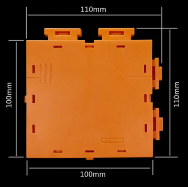 Magic Villa Orange Diorama Display Plates | Magic Square | Upgrade Kit