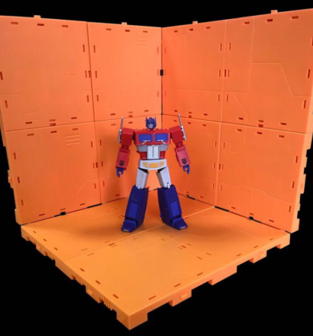 Magic Villa Orange Diorama Display Plates | Magic Square | Upgrade Kit