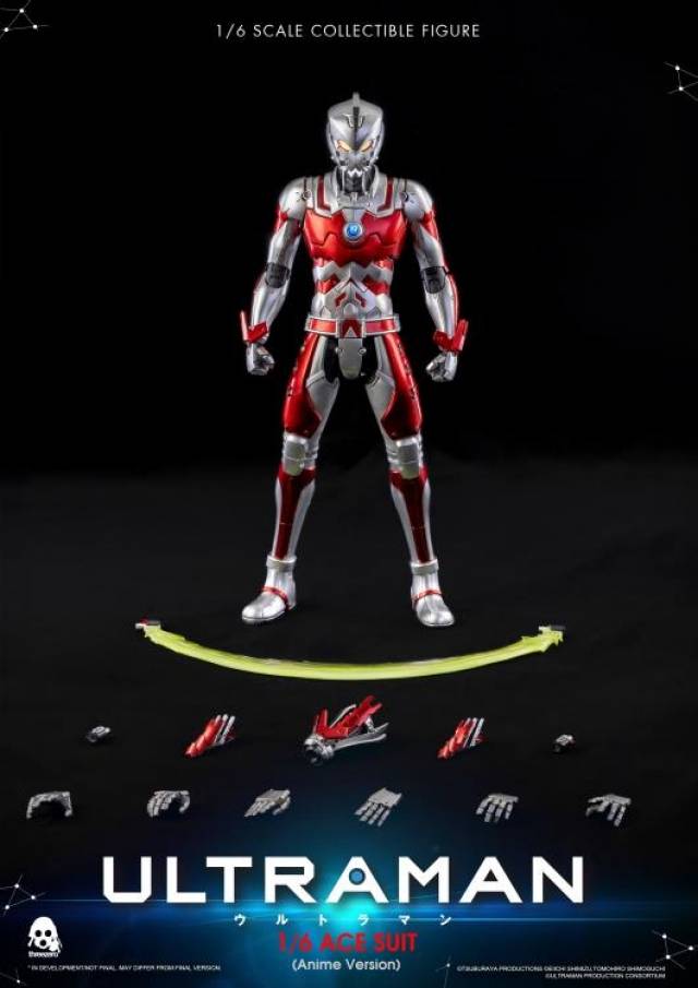 Ultraman Ace Suit Anime Version 1:6 Scale Figure | Ultraman | Threezero