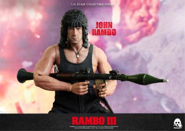 John Rambo 1:6 Scale Figure | Rambo III | Threezero