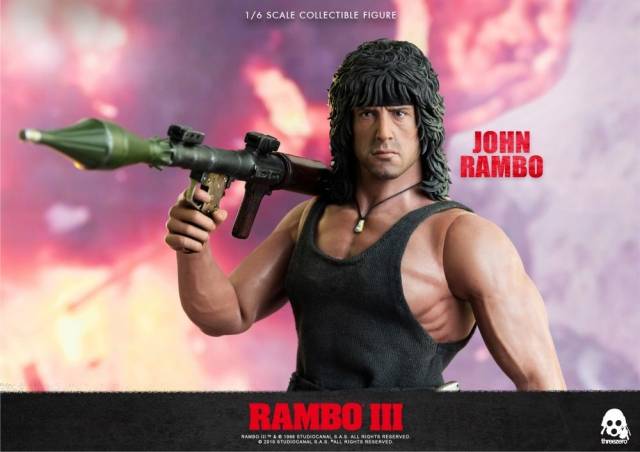 John Rambo 1:6 Scale Figure | Rambo III | Threezero