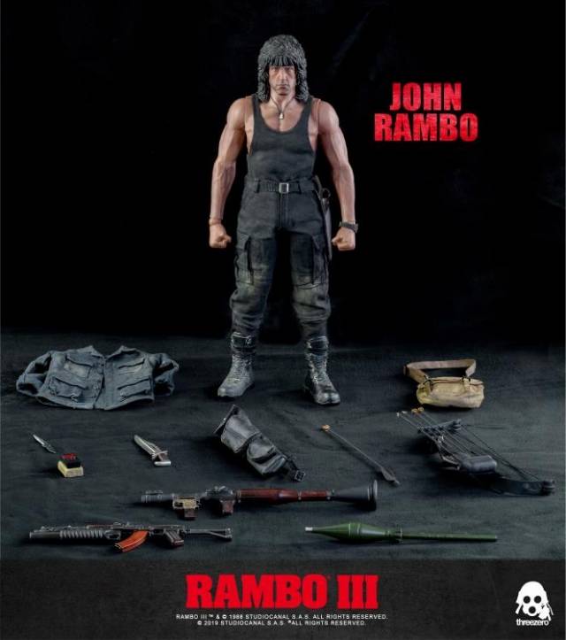 John Rambo 1:6 Scale Figure | Rambo III | Threezero