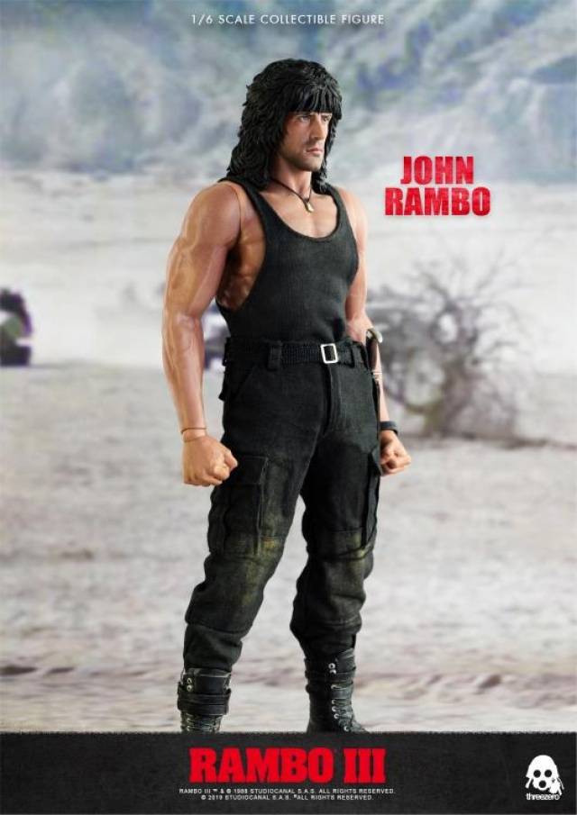 John Rambo 1:6 Scale Figure | Rambo III | Threezero