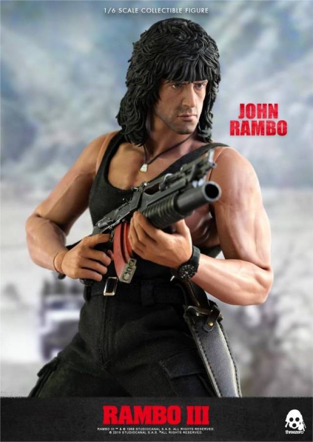John Rambo 1:6 Scale Figure | Rambo III | Threezero