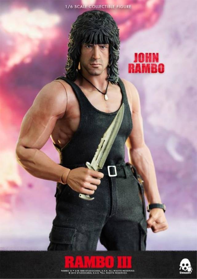 John Rambo 1:6 Scale Figure | Rambo III | Threezero