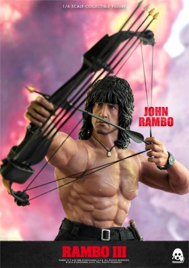John Rambo 1:6 Scale Figure | Rambo III | Threezero