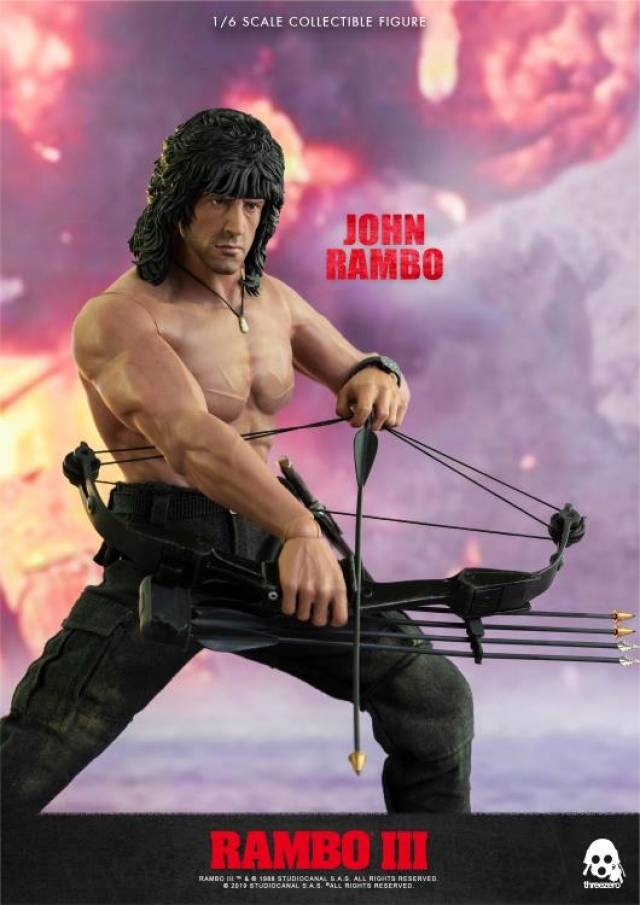 John Rambo 1:6 Scale Figure | Rambo III | Threezero