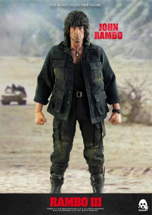 John Rambo 1:6 Scale Figure | Rambo III | Threezero