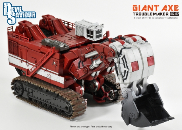 DS-02 Giant Axe | Devil Saviour Construction Combiner