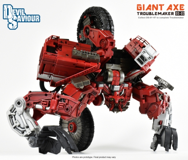 DS-02 Giant Axe | Devil Saviour Construction Combiner