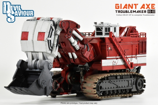 DS-02 Giant Axe | Devil Saviour Construction Combiner