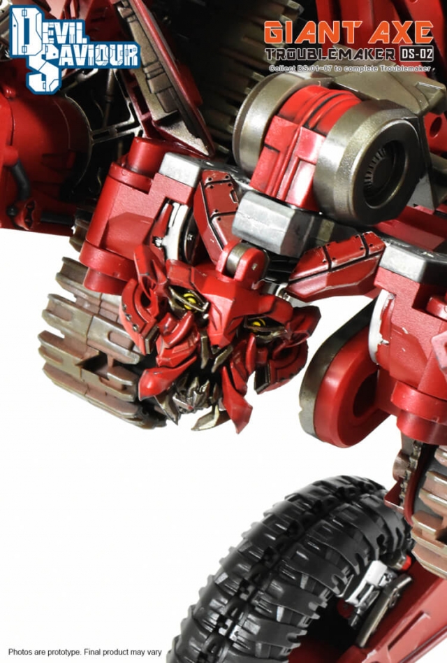 DS-02 Giant Axe | Devil Saviour Construction Combiner