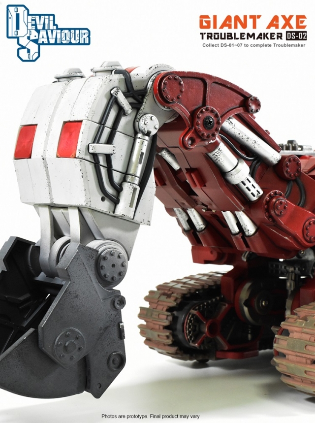DS-02 Giant Axe | Devil Saviour Construction Combiner