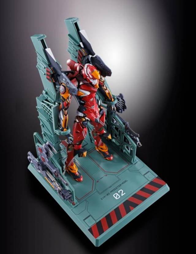 EVA-02 Production Model Metal Build | Bandai Tamashii Nations | Evangelion Neon Genesis Evangelion
