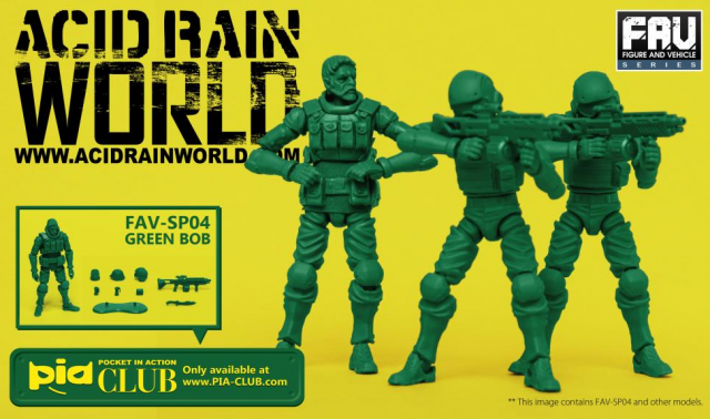 FAV-SP04 Green Bob 1:18 Scale | Acid Rain Fav