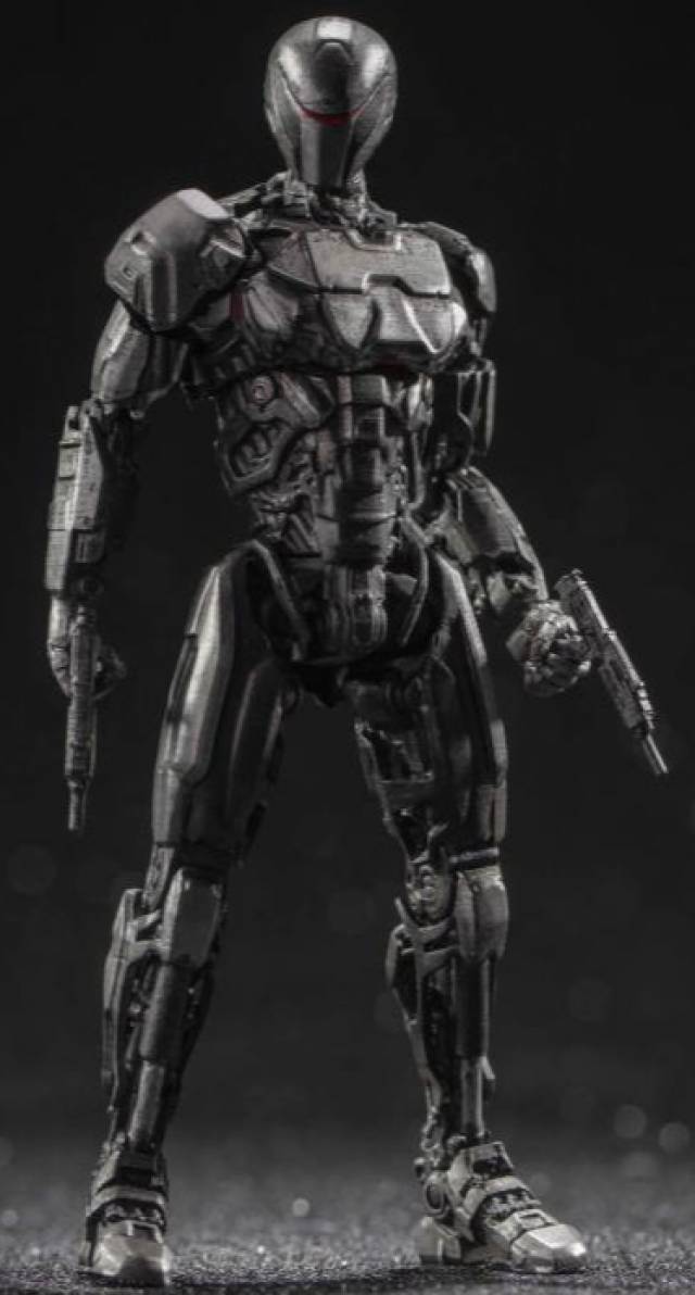 EM-208 Enforcement Droid PX Previews Exclusive Set of 2 1:18 Scale | Robocop 2014 | Hiya Toys