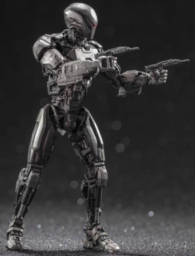 EM-208 Enforcement Droid PX Previews Exclusive Set of 2 1:18 Scale | Robocop 2014 | Hiya Toys