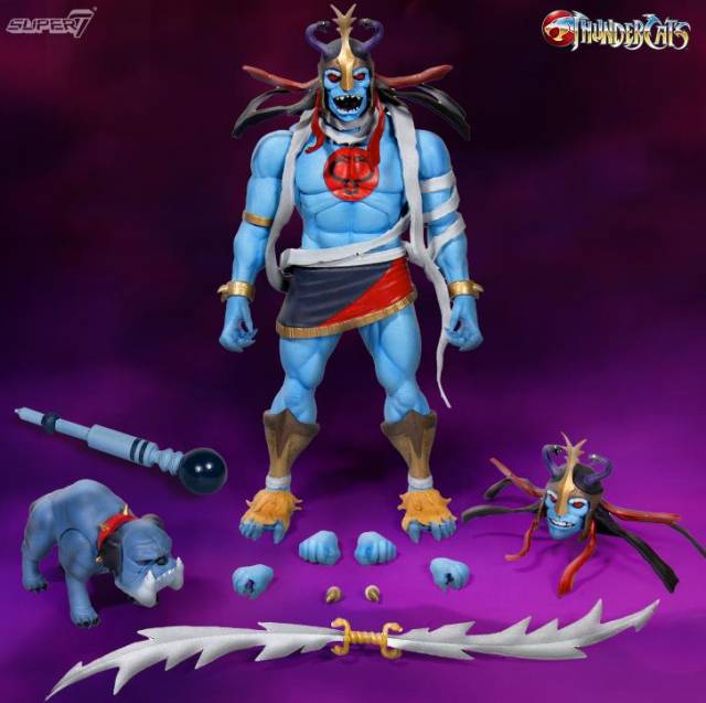 Mumm-Ra the Ever-Living and Ma-Mutt Set of 2 7-inch Scale | Thundercats Ultimates | Super7