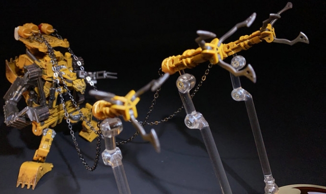 DS-07A Paranoider and DS-07B Bomber Set of 2 Figures | Devil Saviour Construction Combiner