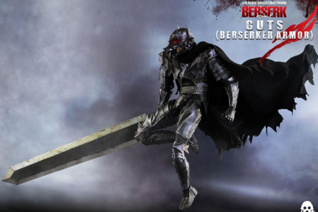 Guts Berserker Armor 1:6 Scale Figure | Berserk | Threezero