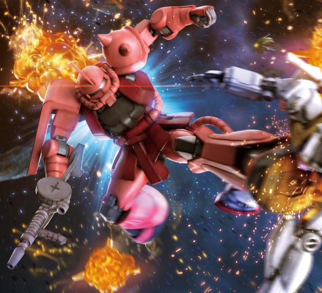 Bandai Spirits Gundam HGUC MS-06S Zaku II 1:144 Scale Model Kit