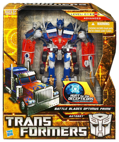 Battle Blades Optimus Prime Voyager Class | Transformers Hunt for the Decepticons HFTD