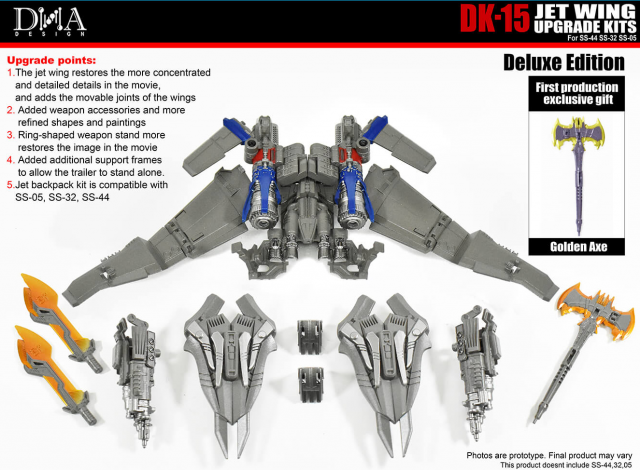 DK-15 Deluxe Version Upgrade Kit for Transformers Studio Series 05 32 44 Optimus Prime | Dna Design | Upgrade Kit