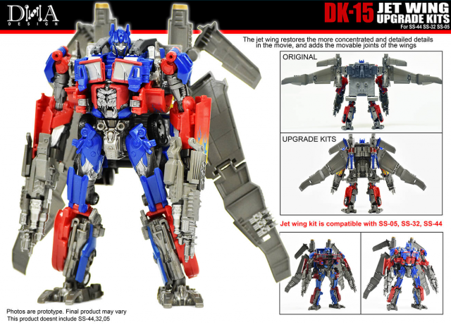 DK-15 Deluxe Version Upgrade Kit for Transformers Studio Series 05 32 44 Optimus Prime | Dna Design | Upgrade Kit
