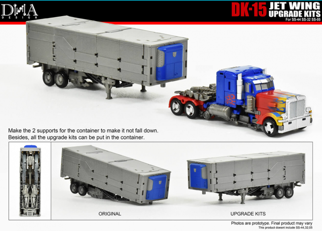 DK-15 Deluxe Version Upgrade Kit for Transformers Studio Series 05 32 44 Optimus Prime | Dna Design | Upgrade Kit