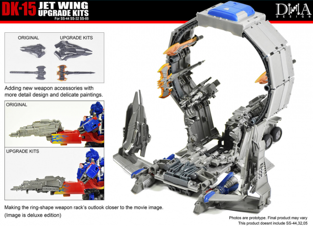 DK-15 Deluxe Version Upgrade Kit for Transformers Studio Series 05 32 44 Optimus Prime | Dna Design | Upgrade Kit