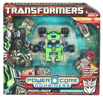 Mudslinger with Destructicons Commander 5-Pack | Transformers Generations Power Core Combiners