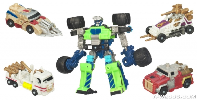 Mudslinger with Destructicons Commander 5-Pack | Transformers Generations Power Core Combiners