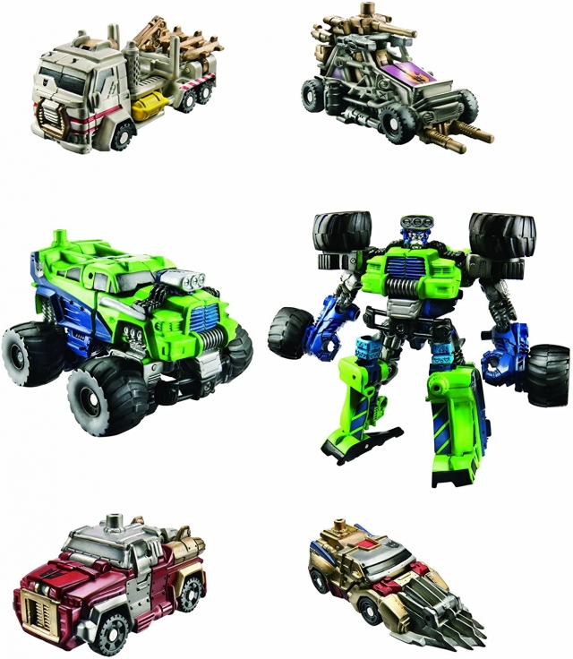 Mudslinger with Destructicons Commander 5-Pack | Transformers Generations Power Core Combiners