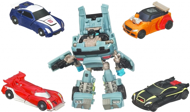 Double Clutch with Rallybots Commander 5-Pack | Transformers Generations Power Core Combiners