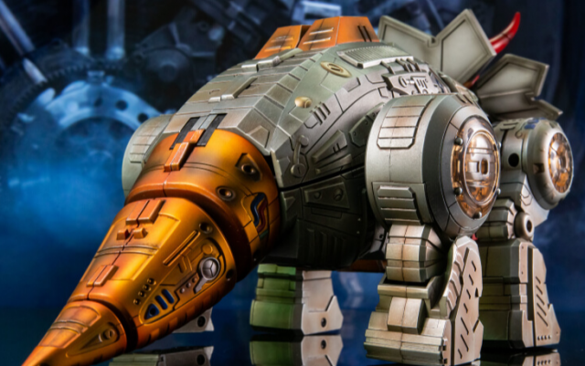 HQ-02X Grassor Metallic Weathered Version | GigaPower Gigasaurs