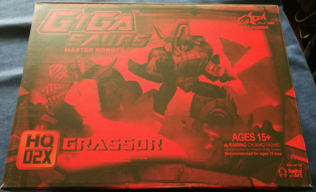 HQ-02X Grassor Metallic Weathered Version | GigaPower Gigasaurs