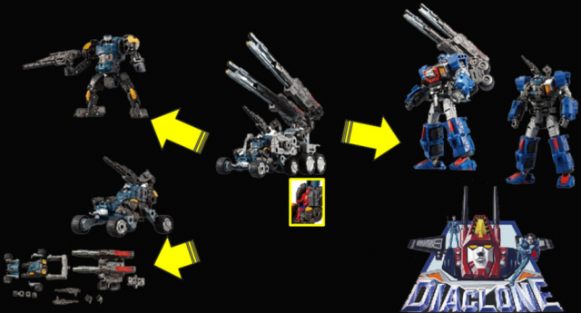 DA-55 Verse Riser Vol. 2 | Diaclone Reboot