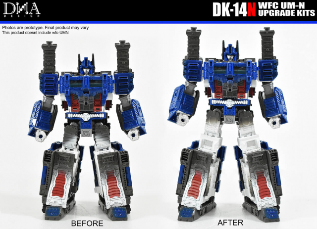 DK-14N Upgrade Kit for Transformers War for Cybertron Siege WFC-08 Ultra Magnus Spoiler Pack Netflix Edition | Dna Design | Upgrade Kit