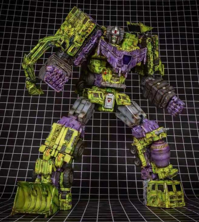 TW-C07G Constructor Weathered Green Version Set of 6 Figures | Toyworld Constructor Combiner