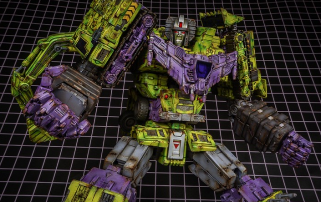TW-C07G Constructor Weathered Green Version Set of 6 Figures | Toyworld Constructor Combiner