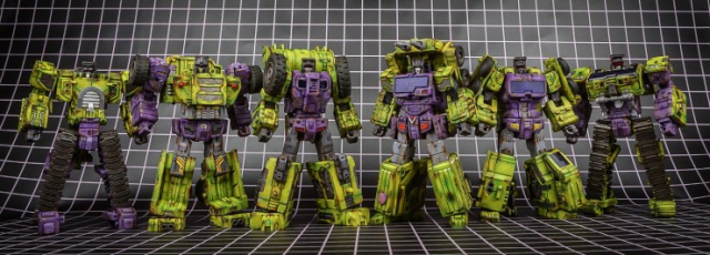 TW-C07G Constructor Weathered Green Version Set of 6 Figures | Toyworld Constructor Combiner