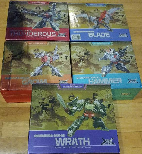 SRK-00 Shuraking Set of 5 Figures | GCreation